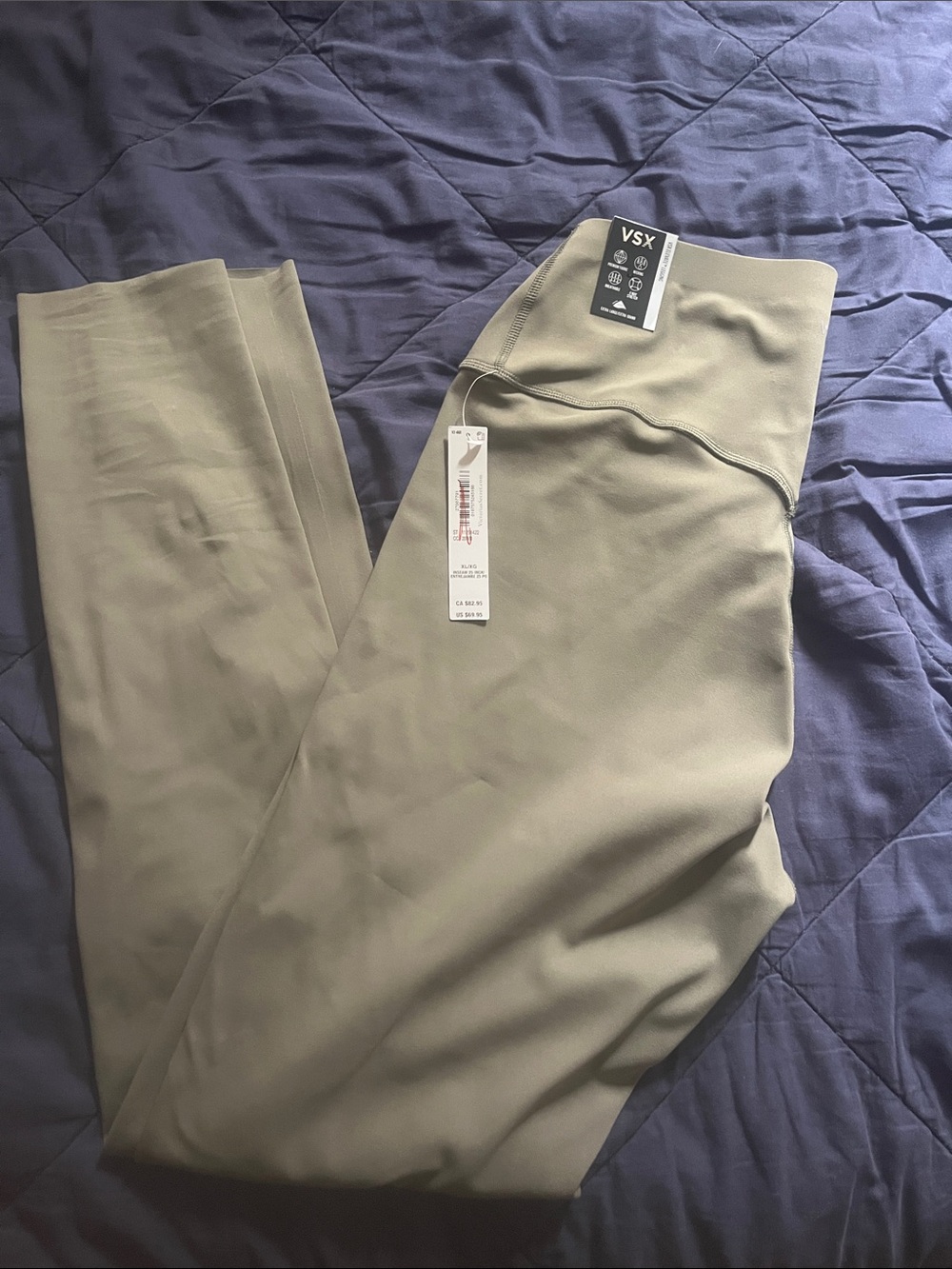VSX Olive-Green High-Rise Performance Leggings